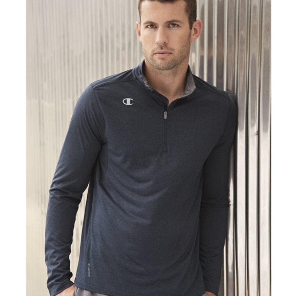Champion Vapor Performance Heather Quarter-Zip Pullover
